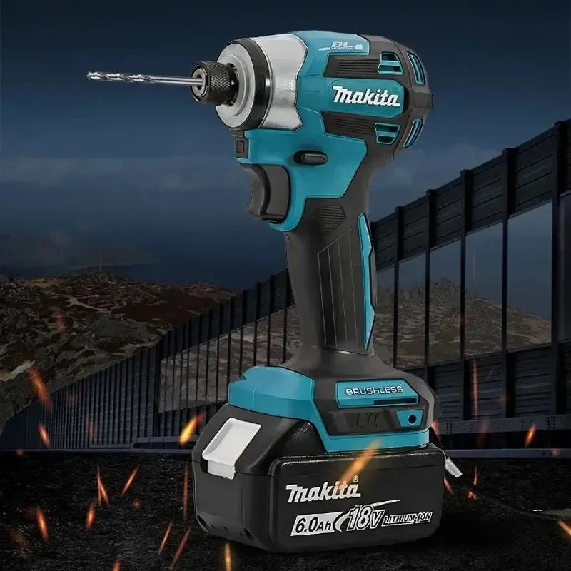 Destornillador de Impacto Makita DTD173 Profesional Inalámbrico - Motor BL XPT 180Nm de Torque Máximo
