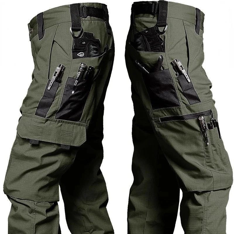 Pantalones Tácticos Cargo Profesionales Khaki X9 - Prenda de Trabajo Resistente Multifuncional