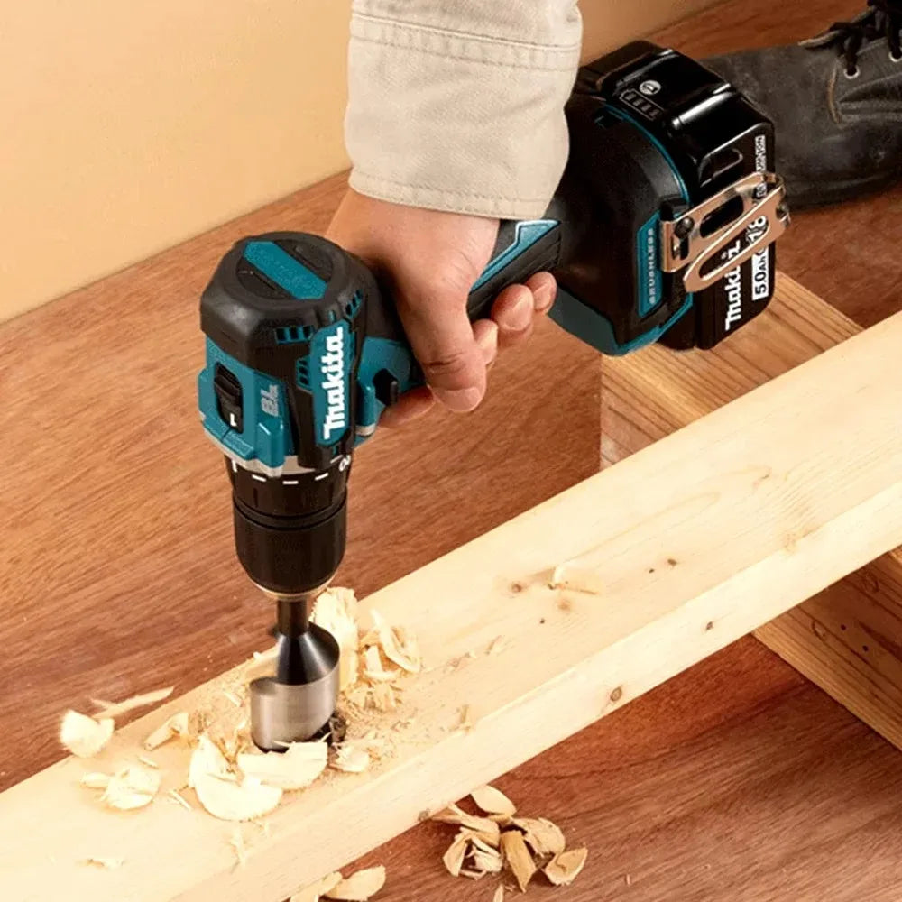 Taladro Destornillador Makita DDF487 Inalámbrico - Motor sin Escobillas 18V LXT con Baterías 6.0Ah Incluidas
