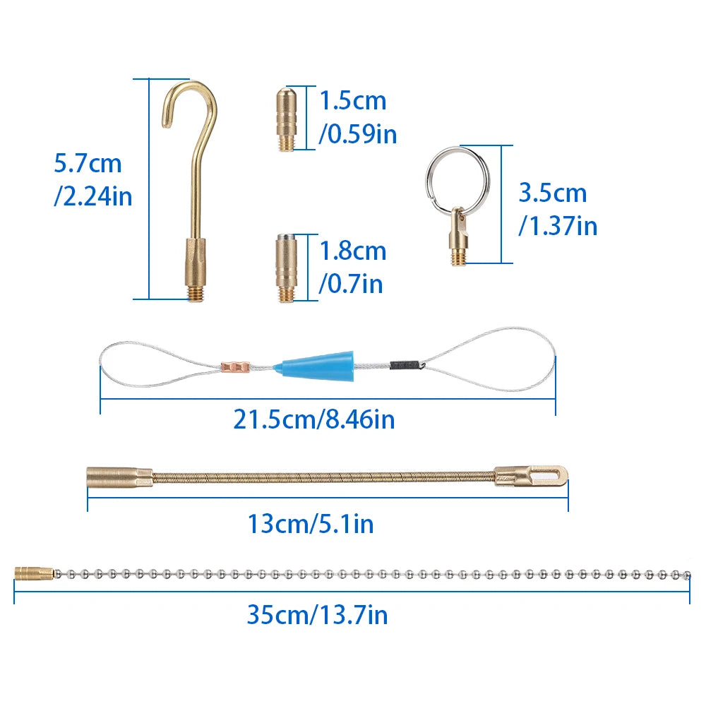 Juego Profesional de Guías Pasacables 4MM x 45CM