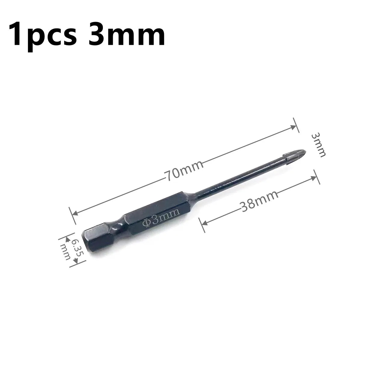 Brocas Hexagonales Cruzadas Profesionales - Abridor de Agujeros para Azulejos, Cerámica y Vidrio