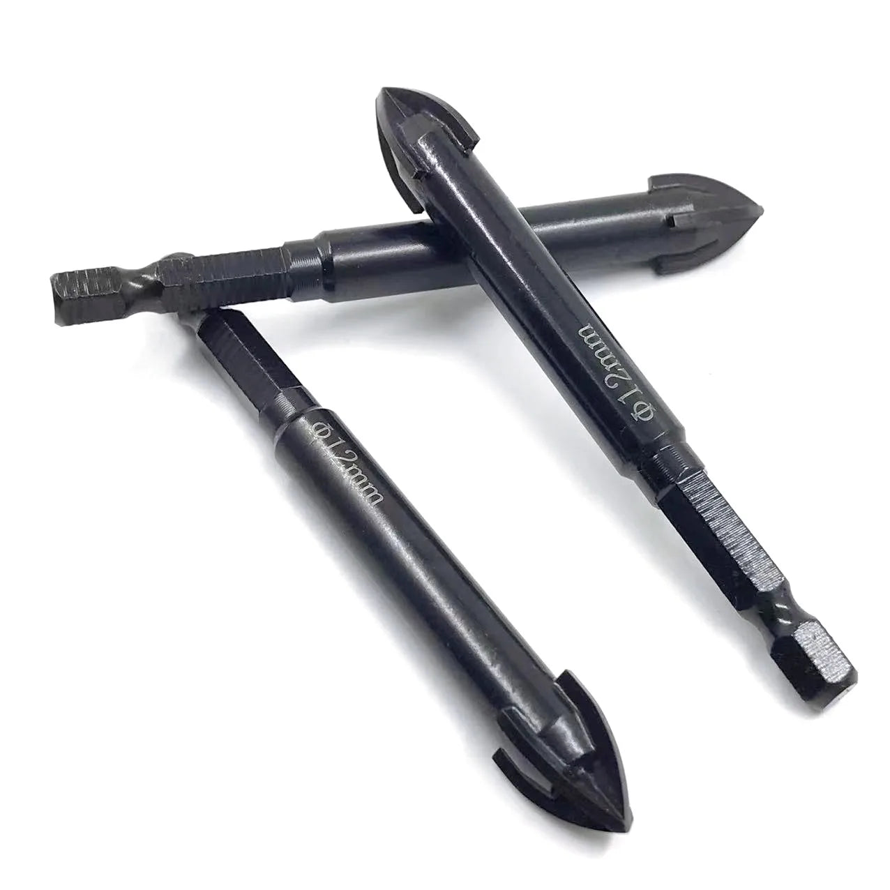 Brocas Hexagonales Cruzadas Profesionales - Abridor de Agujeros para Azulejos, Cerámica y Vidrio