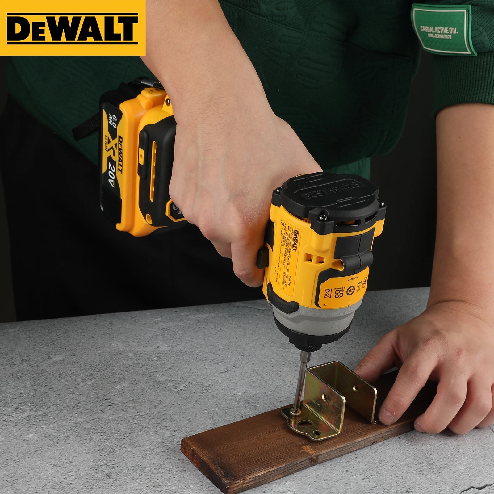 Destornillador de Impacto DeWalt DCF850 Profesional Inalámbrico - Herramienta Compacta 20V XR Bare Machine