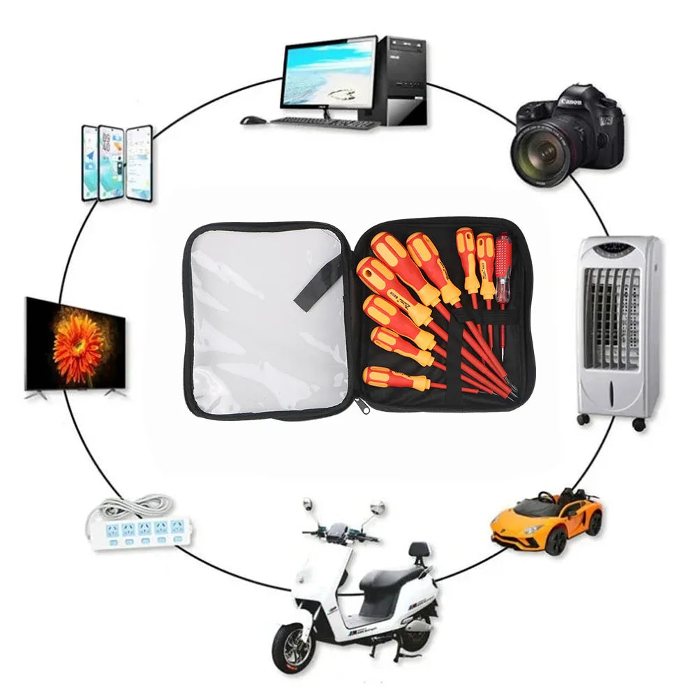 Juego de Destornilladores Magnéticos Aislados