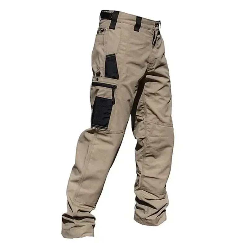 Pantalones Tácticos Cargo Profesionales Khaki X9 - Prenda de Trabajo Resistente Multifuncional